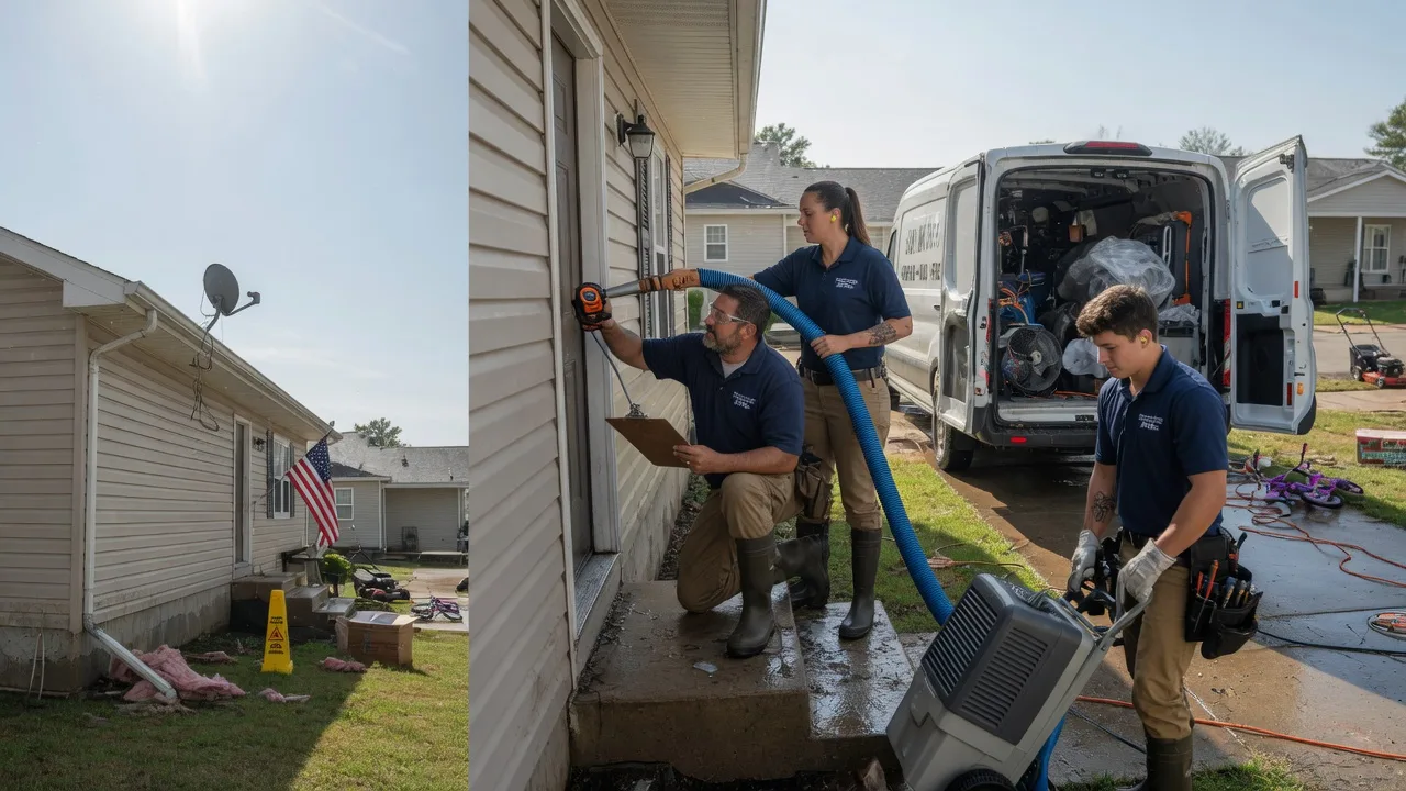 Ceiling Water Damage Restoration in Kensington, MN near me